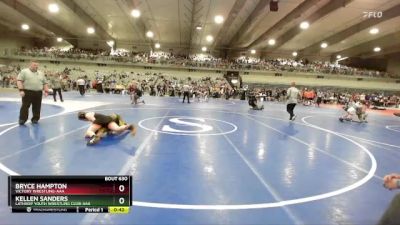 115 lbs Cons. Round 4 - Kellen Sanders, Lathrop Youth Wrestling Club-AAA vs Bryce Hampton, Victory Wrestling-AAA