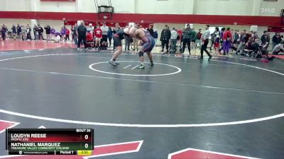 285 lbs Champ. Round 1 - Loudyn Reese, Pacific (OR) vs Nathaniel Marquez, Treasure Valley Community College