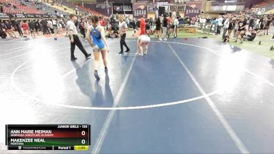 135 lbs 7th Place Match - Makenzee Neal, Montana vs Ann Marie Meiman, Nebraska Wrestling Academy