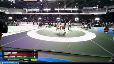 215 lbs Cons. Round 6 - Elliott Scott, Camas vs Dre Tarrant Sio-Fetaui, Lincoln (Tacoma)