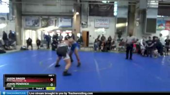 210 lbs Round 1 (6 Team) - Jason Singer, PA Alliance Black vs Jaxon Penovich, POWA