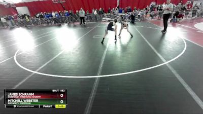 87 lbs Cons. Round 4 - James Schramm, Sarbacker Wrestling Academy vs Mitchell Webster, Due North Wrestling