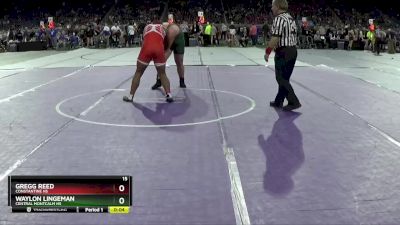 D3-285 lbs Cons. Round 2 - Waylon Lingeman, Central Montcalm HS vs Gregg Reed, Constantine HS