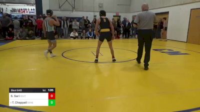 127 lbs R-16 - Scottie Sari, Southern Regional-NJ vs Tyler Chappell, Seneca Valley