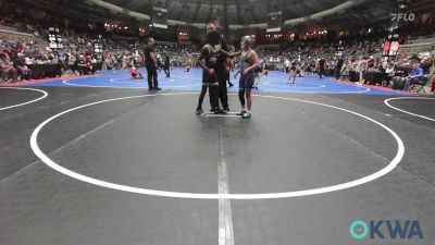 110 lbs Round Of 16 - Roper Campbell, Collinsville Cardinal Youth Wrestling vs Carson Barber, Little Axe Takedown Club