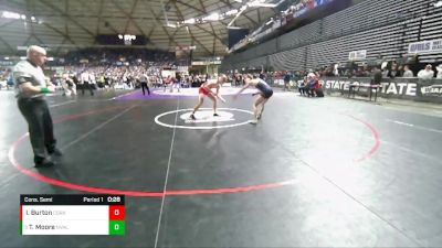 1A 145 lbs Cons. Semi - Ty Moore, Naches Valley vs Ian Burton, Castle Rock