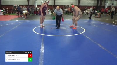 285 lbs Final - Daniel Schiffert, Unattached vs Gabriel McCulloch, Bloomfield