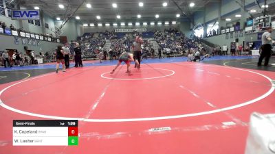 103 lbs Semifinal - Kacen Copeland, Spartan Wrestling Academy vs Walker Lasiter, Bentonville Wrestling Club