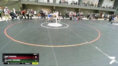 170 lbs Quarterfinal - Sam Thomas, WA vs Viliamu Weggen, WA