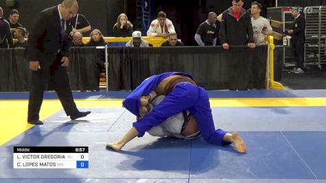 LUIZ VICTOR GREGORIANO vs CAIO LOPES MATOS 2024 Pan Jiu Jitsu IBJJF Championship