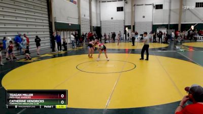 115-121 lbs Semifinal - Teagan Miller, Pikes Peak Warriors vs Catherine Hendricks, Torrington Wrestling Club