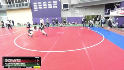 132 lbs Cons. Round 4 - Kieran Akerson, MWC Wrestling Academy vs Magnus Hoenshelll, Team Hammer Wrestling Academy