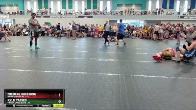 144 lbs Round 2 (4 Team) - Micheal Breeding, Bronco Elite WC vs Kyle Yasses, Finger Lakes Elite