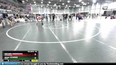 84 lbs Quarterfinal - Noah Schimke, NWWC vs Archer Underdahl, Buzzsaw WC