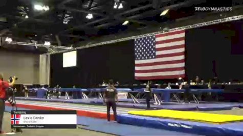 Lexie Danko - Tumbling, World Elite - 2021 USA Gymnastics Championships
