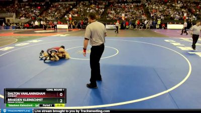 Cons. Round 1 - Dalton Vanlaningham, Fairbury vs Braeden Kleinschmit, Cedar Catholic