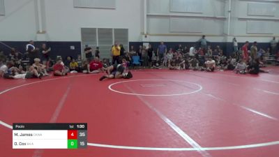 190 lbs Pools - Marcus James, Ckwa vs Orion Cox, 84 Athletes (VA)