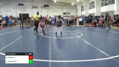 115-M lbs Consolation - Braxton Sholler, MI vs Easton Carpenter, NY