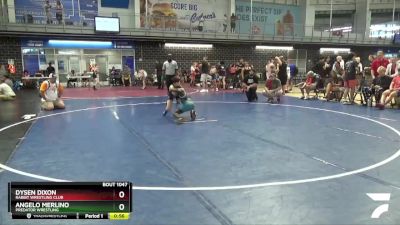 75 lbs Round 3 - Dysen Dixon, Rabbit Wrestling Club vs Angelo Merlino, Predator Wrestling