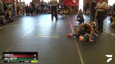 65 lbs Round 2 (4 Team) - Navy Denton, Iowa Hammers vs Jaden Ivy, Tribe Wrestling