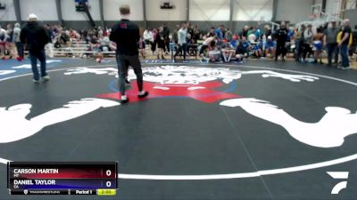 70-77 lbs Round 5 - Carson Martin, MT vs Daniel Taylor, CA