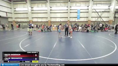 105 lbs Cons. Round 2 - Macie Anderson, Utah vs Chloe Obuhanych, Hawaii