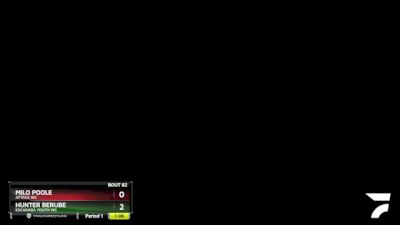 75 lbs Cons. Round 4 - Milo Poole, Attack WC vs Hunter Berube, Escanaba Youth WC