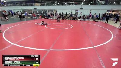 85 lbs Cons. Round 3 - Kaleo Arrowsmith, Plaza Wrestling Club vs Kenneth Eaton, Calibur Wrestling Academy