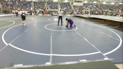 Round Of 32 - Andrew Trujillo, Kearney Middle School vs Zane Montelongo, Fowler Wrestling Club