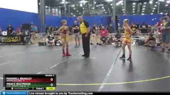 90 lbs Round 2 (4 Team) - Maxwell Bradley, Indiana Outlaws vs Pierce Bultmann, Elite Athletic Club DZ