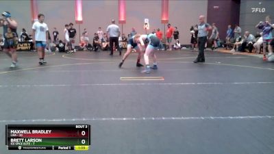 105 lbs Round 2 (4 Team) - Maxwell Bradley, LWA vs Brett Larson, Ice Spice Elite