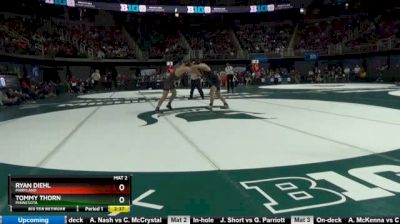 141 lbs Consi of 8 #2 - Ryan Diehl, Maryland vs Tommy Thorn, Minnesota