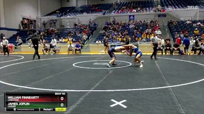 125 lbs Semifinal - James Joplin, Lander vs William Finnearty, Limestone