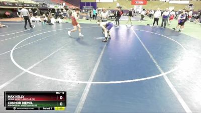 164-169 lbs Round 3 - Max Kelly, Viking Wrestling Club (IA) vs Connor Diemel, Hononegah Wrestling Club