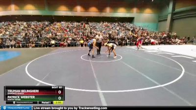 150 lbs Champ. Round 2 - Patrick Webster, South Tahoe vs Truman Belingheri, Damonte Ranch