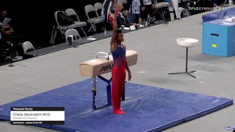 Chase Davenport-Mills - Pommel Horse, Roswell Gymnastics - 2021 US Championships