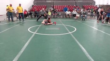 90 lbs Placement Matches (8 Team) - Caleb Noble, Dynasty Death Row (NJ) vs Grady Lambdin, Junior Terps Xpress (MY)