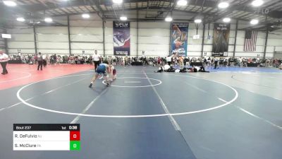 145 lbs Consi Of 8 #2 - Richie DeFulvio, NJ vs Smokey McClure, PA