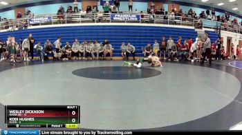 85 lbs Semis (4 Team) - Kodi Hughes, Floyd vs Wesley Dickason, Mater Dei