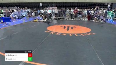 100 lbs Round Of 16 - Marek Polcha, Loverpool, PA vs Brayden Laird, Holmes, PA