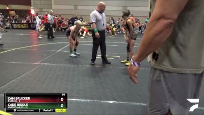 90 lbs Round 2 (6 Team) - Cade Riddle, Untouchables vs Cam Brucker, BadBass