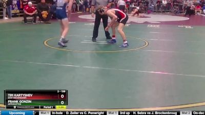 2 - 138 lbs Quarterfinal - Tim Kartyshev, East Rockingham vs Frank Gonzin, Appomattox