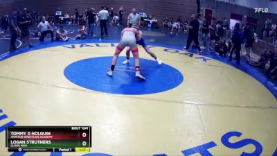 143 lbs Cons. Round 2 - Tommy D Holguin, Amateur Wrestling Academy vs Logan Struthers, Clovis High