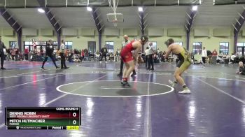 184 lbs Cons. Round 5 - Mitch Hutmacher, Purdue vs Dennis Robin, West Virginia University Unatt