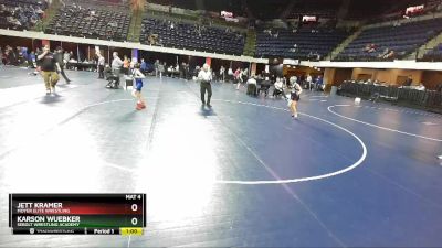 90 lbs Cons. Round 4 - Karson Wuebker, Sebolt Wrestling Academy vs Jett Kramer, Moyer Elite Wrestling