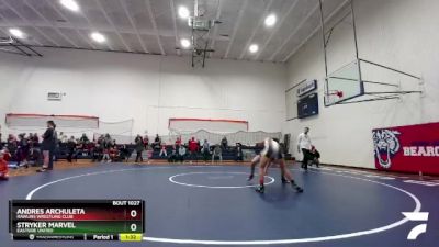 150 lbs Round 3 - Stryker Marvel, Eastside United vs Andres Archuleta, Rawlins Wrestling Club