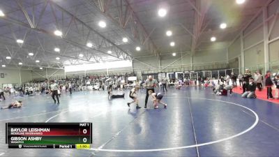 75 lbs Cons. Round 2 - Baylor Leishman, Ridgeline Riverhawks vs Gibson Ashby, Wasatch