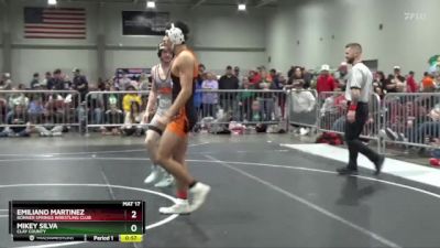 150 lbs Champ. Round 1 - Mikey Silva, Clay County vs Emiliano Martinez, Bonner Springs Wrestling Club