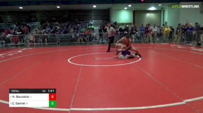 120 lbs Round Of 16 - Nic Bouzakis, Fl vs Corey Gamet, Mi