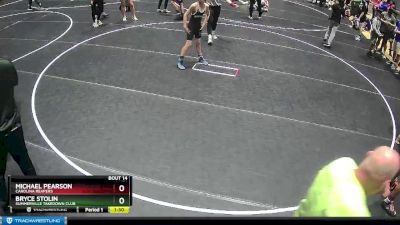 95 lbs Round 1 - Michael Pearson, Carolina Reapers vs Bryce Stolin, Summerville Takedown Club